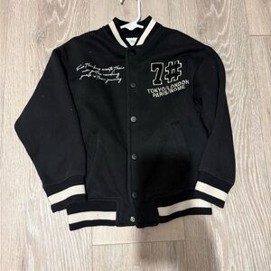 Zara Black Jacket with Cream Trim